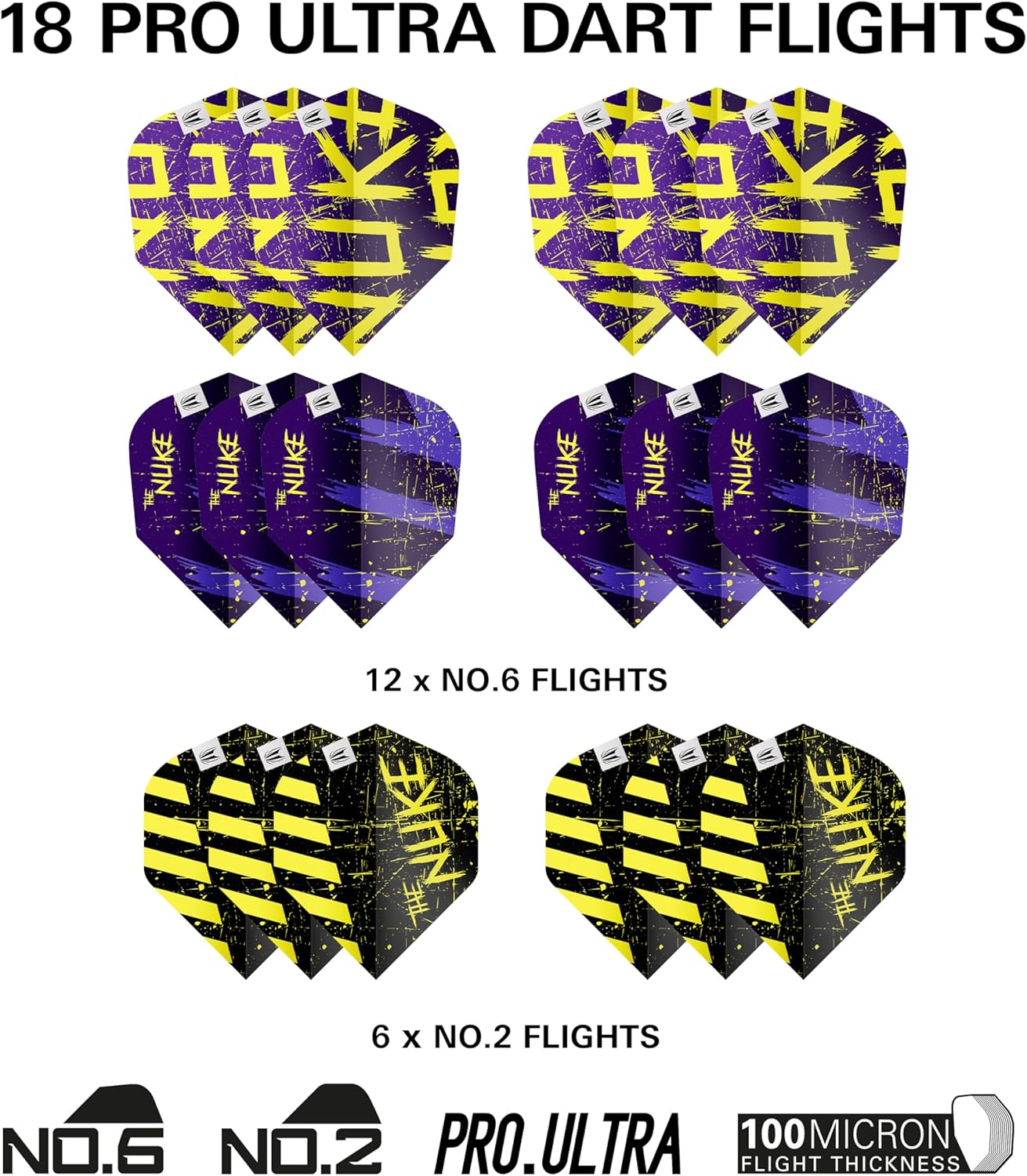 Target Luke Littler Steel Tip Darts Set Nuke Player Edition