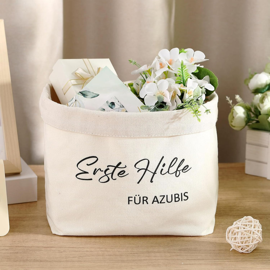 Sinmoe Brotkorb aus Stoff Camping Geschenkkorb Wohnmobil Wohnwagen Zubehoer