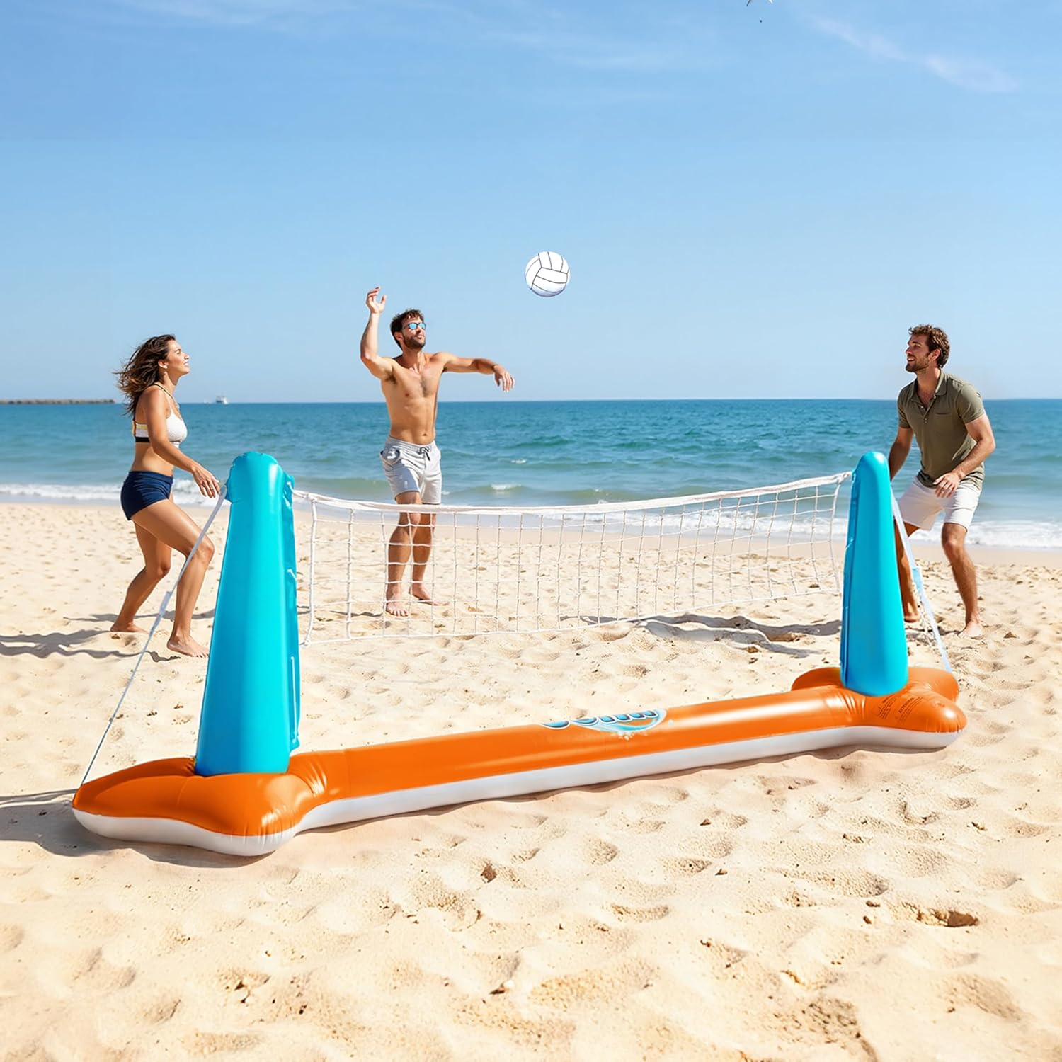 JOYIN Pool Spiel Set Volleyball Basketball Aufblasbar Kinder Erwachsene Poolspie