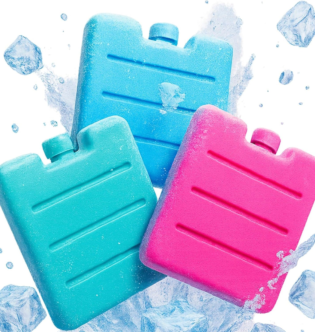 ToCi Mini Kuehlakkus fuer Kuehltasche und Brotdose platzsparend 4er Set
