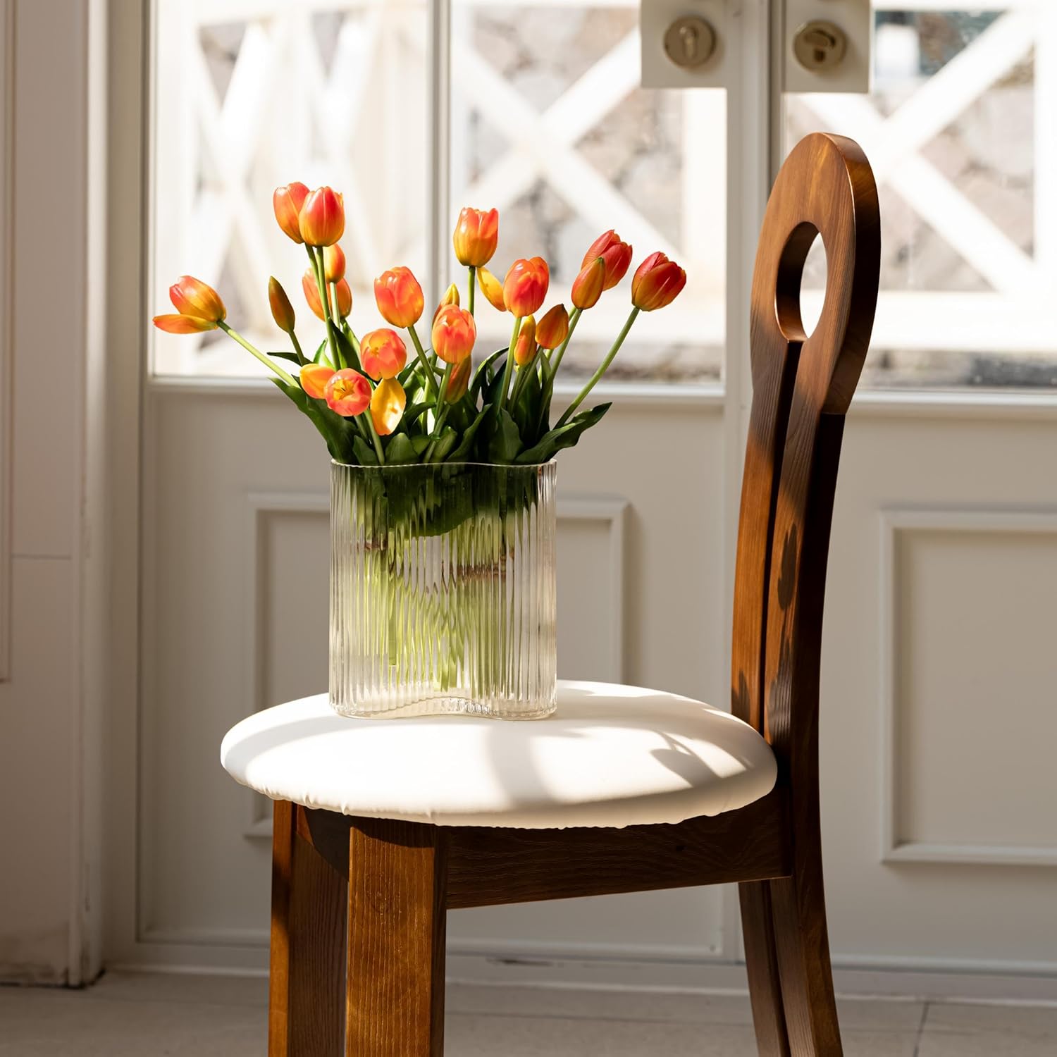 Kuenstliche Tulpen Real Touch 20 Stueck Strauss Kunstblumen Deko