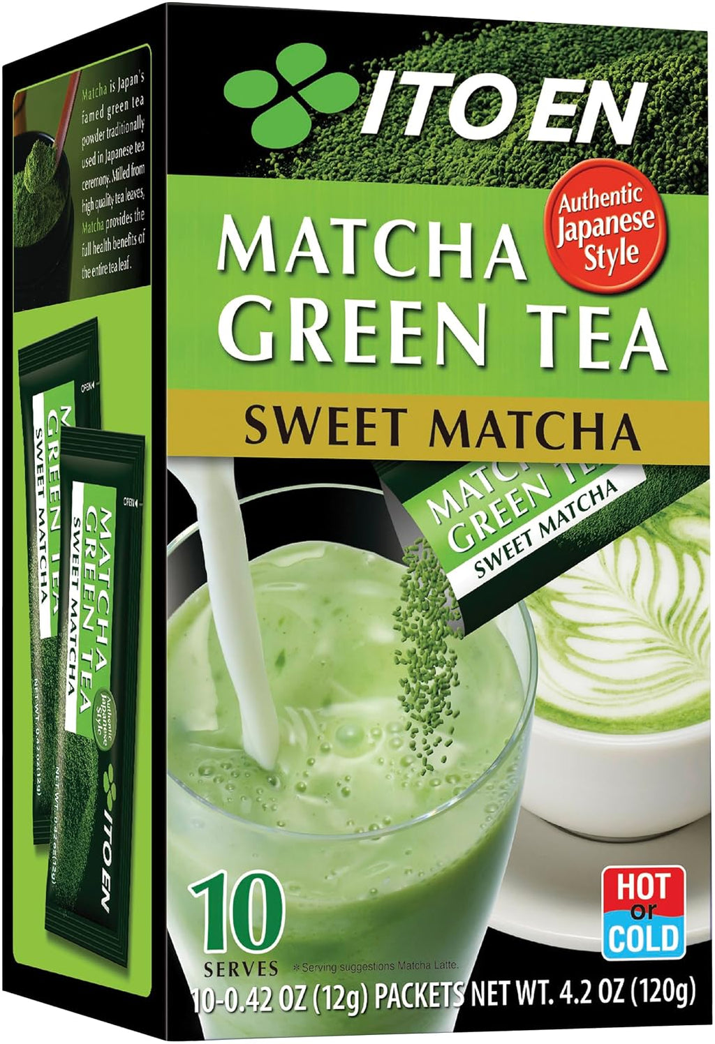 Ito En Instant Matcha Tee Pulver 120 g Sachets