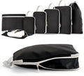 7er Kompressions Packing Cubes Reise Koffer Organizer Set - Packwuerfel
