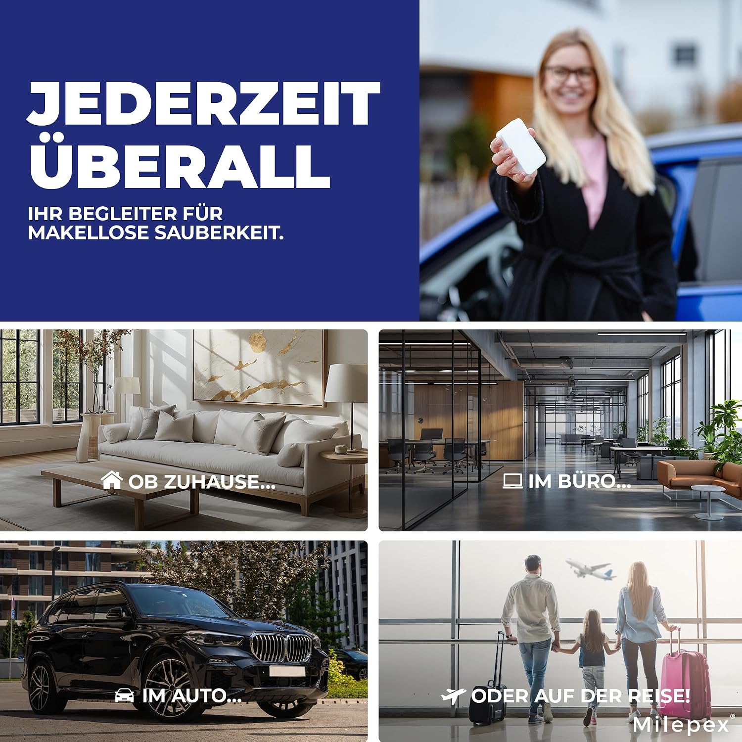 Schmutzradierer 10 Stueck Reinigungs-Schwamm Zauberschwamm Haushalt