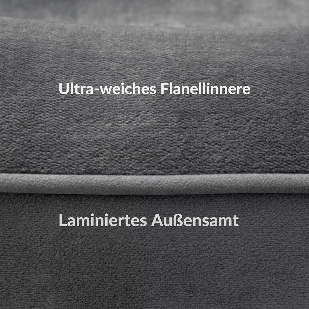 Orthopädisches Hundebett Memory Foam wasserfest Hundekissen