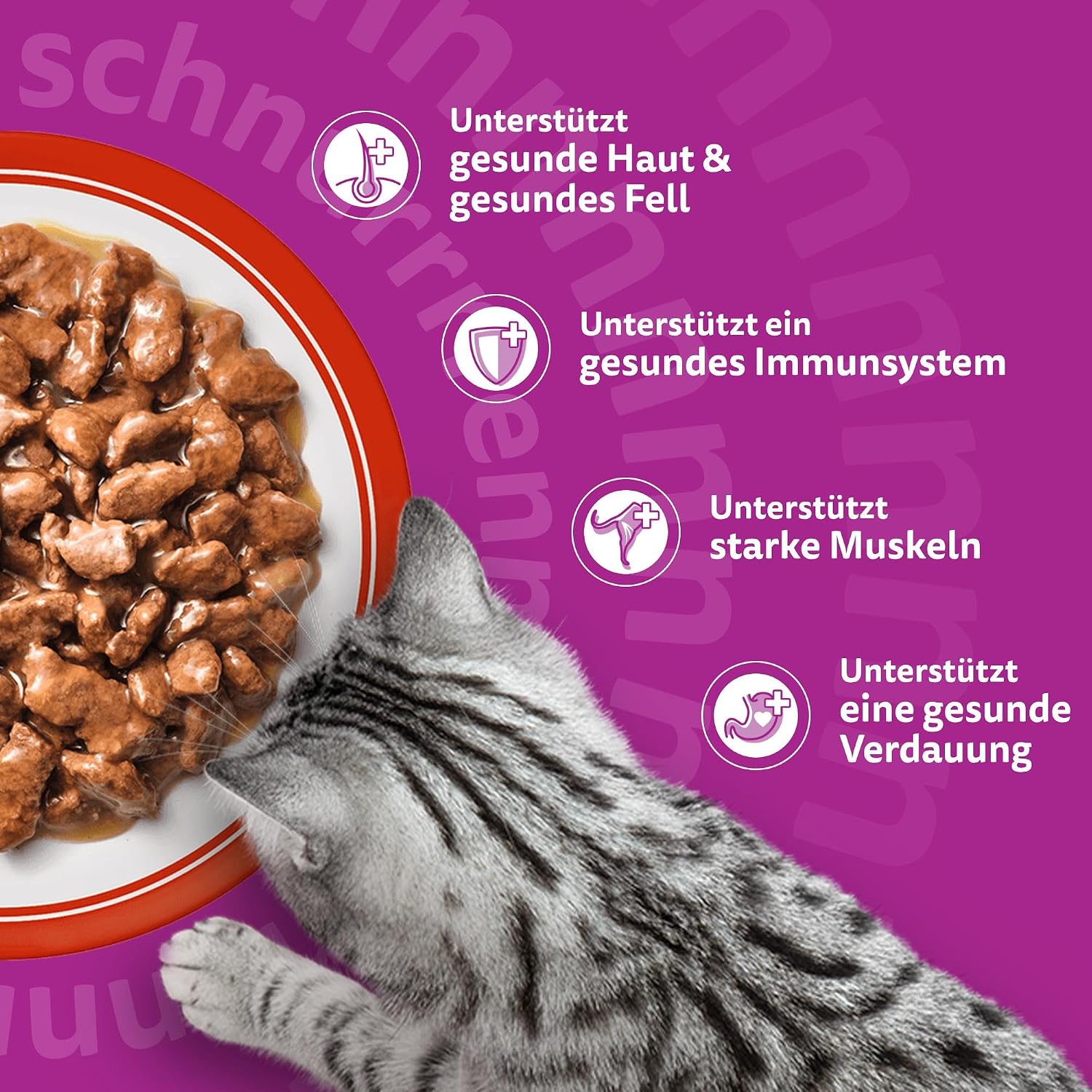 Katzenfutter WHISKAS Nassfutter in Sauce 7,14kg verschiedene Sorten