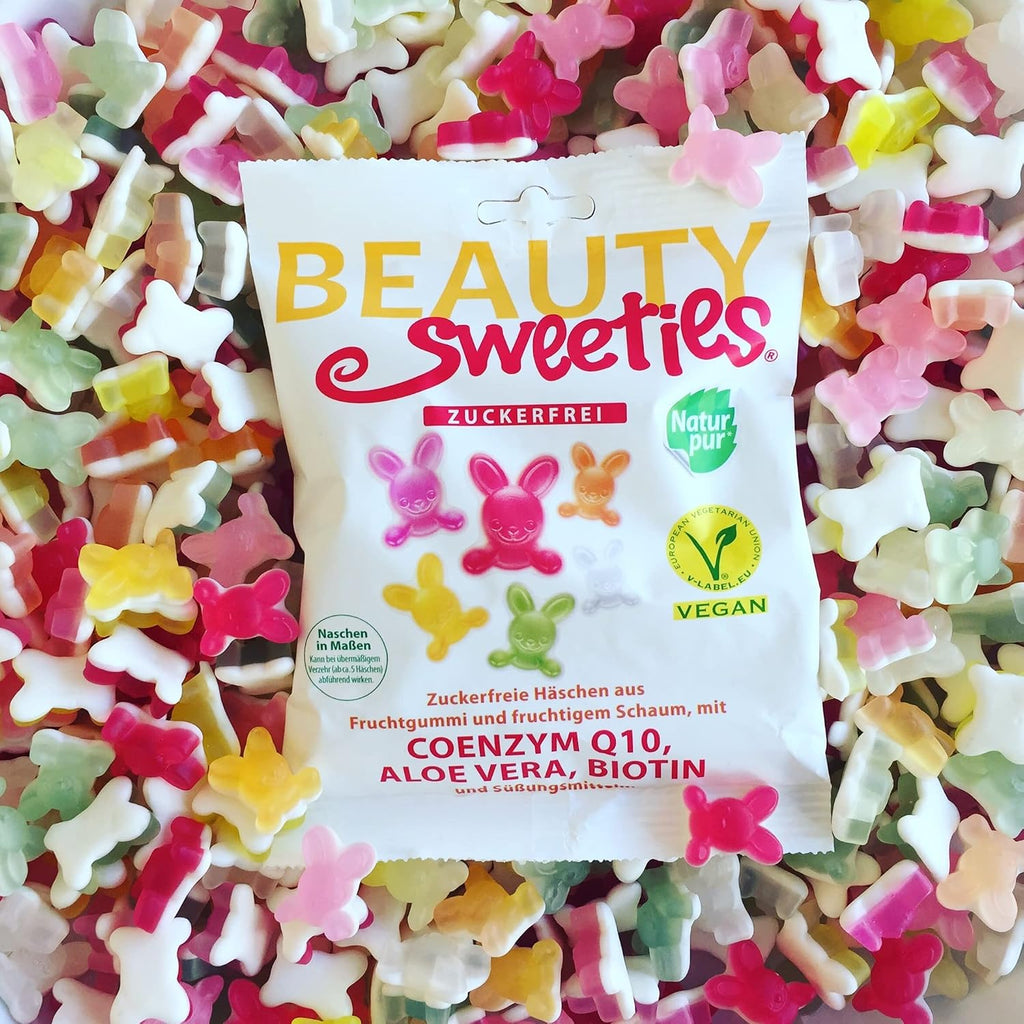 Beautysweeties Zuckerfreie Fruchtgummi Hasen vegan