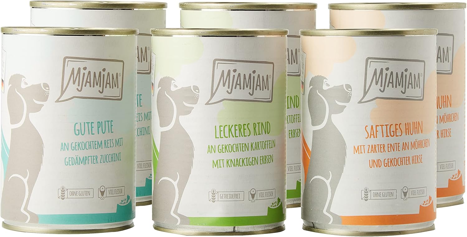 Hunde Nassfutter Mixpaket 400g verschiedene Geschmacksrichtungen