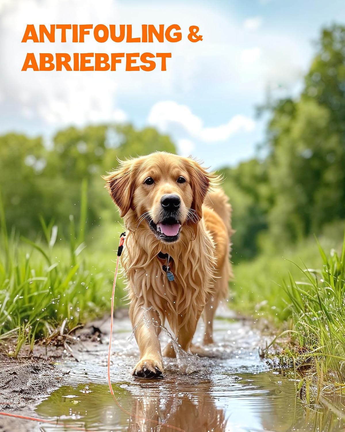 Toozey Schleppleine Hund 5m-20m wasserdicht reflektierend Trainingsleine