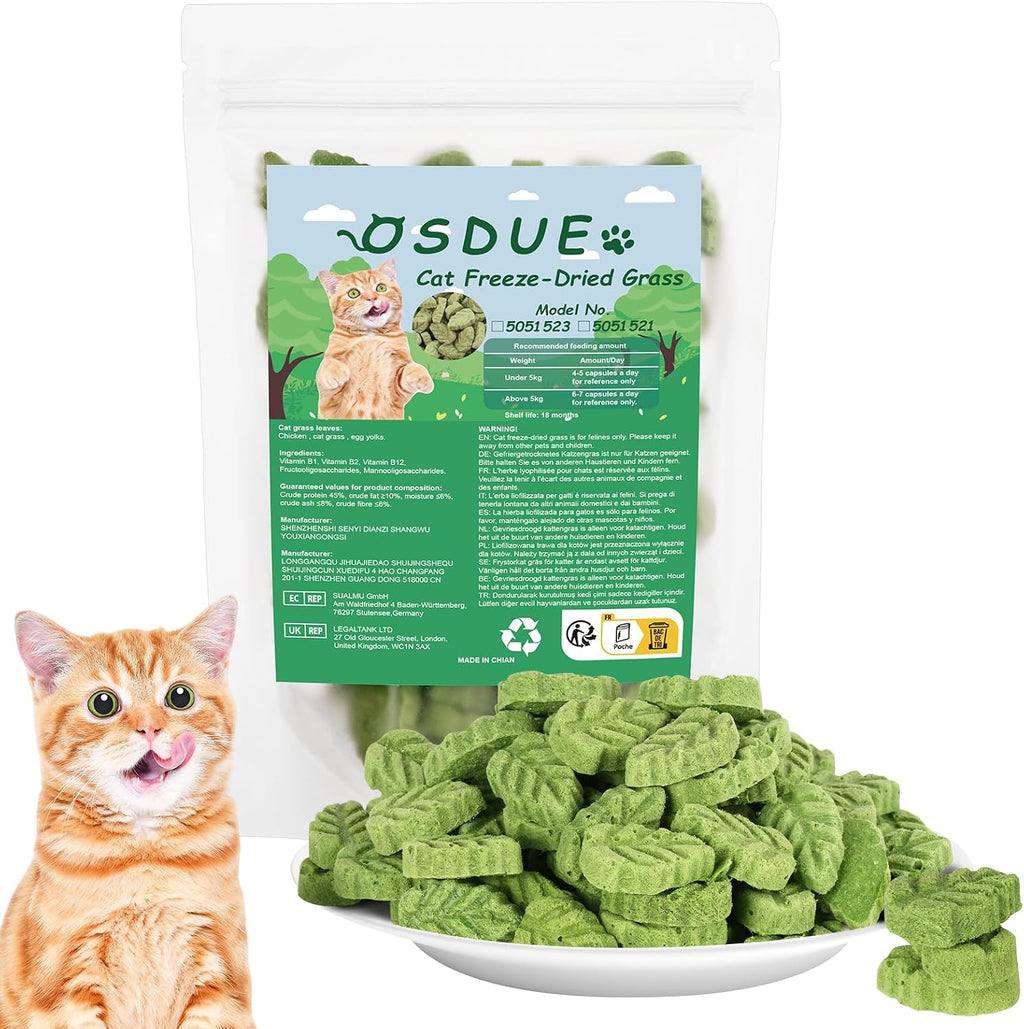OSDUE Katzengras Sticks Gefriergetrocknet Katzenminze Zahnpflege