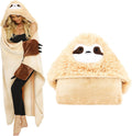 Faultier Kuscheldecke fuer Damen, flauschige Geschenkdecke, Geburtstag