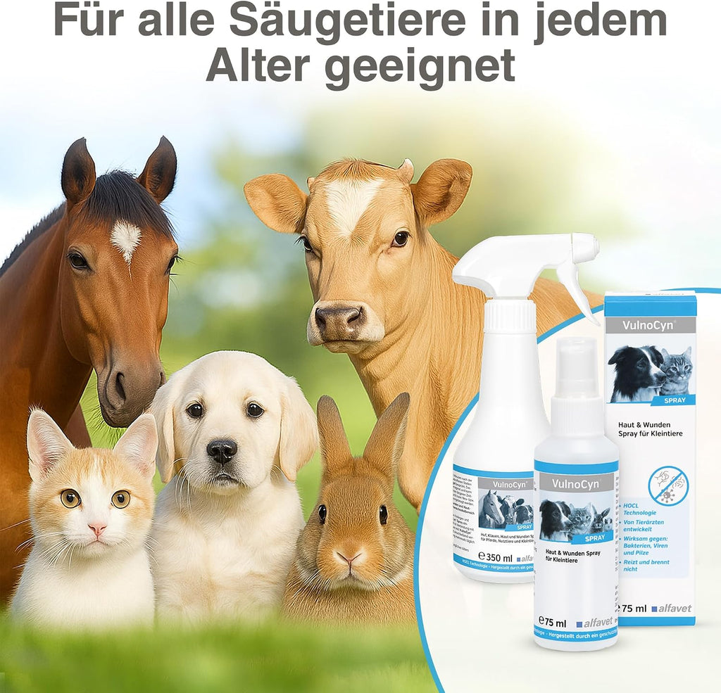 Tierhalter Wundspray pH-neutral alkoholfrei Haut- und Wundpflege