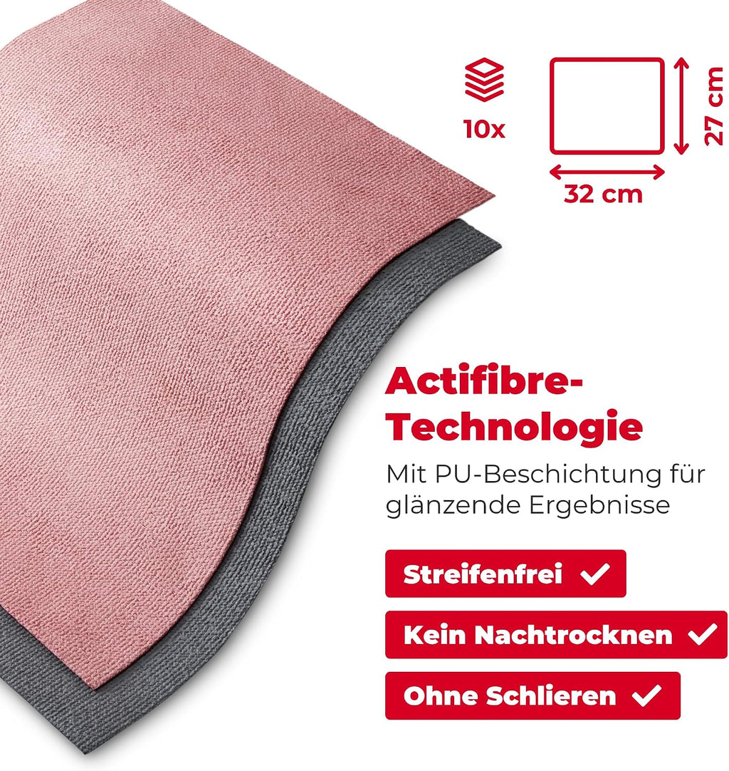 Vileda Actifibre Soft Mikrofasertuch 32cm Reinigung 2er Set