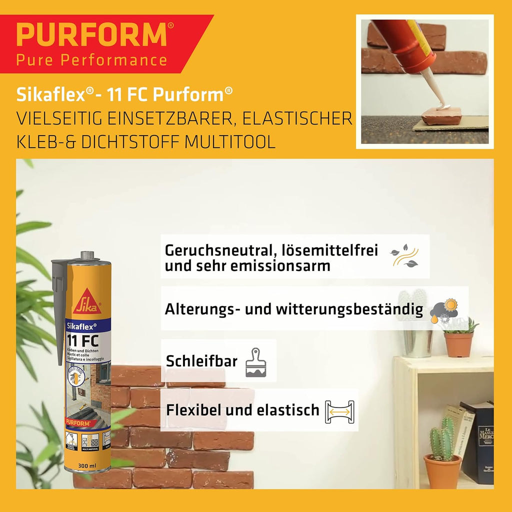 Sikaflex 11 FC Purform Kleb- und Dichtstoff Weiss