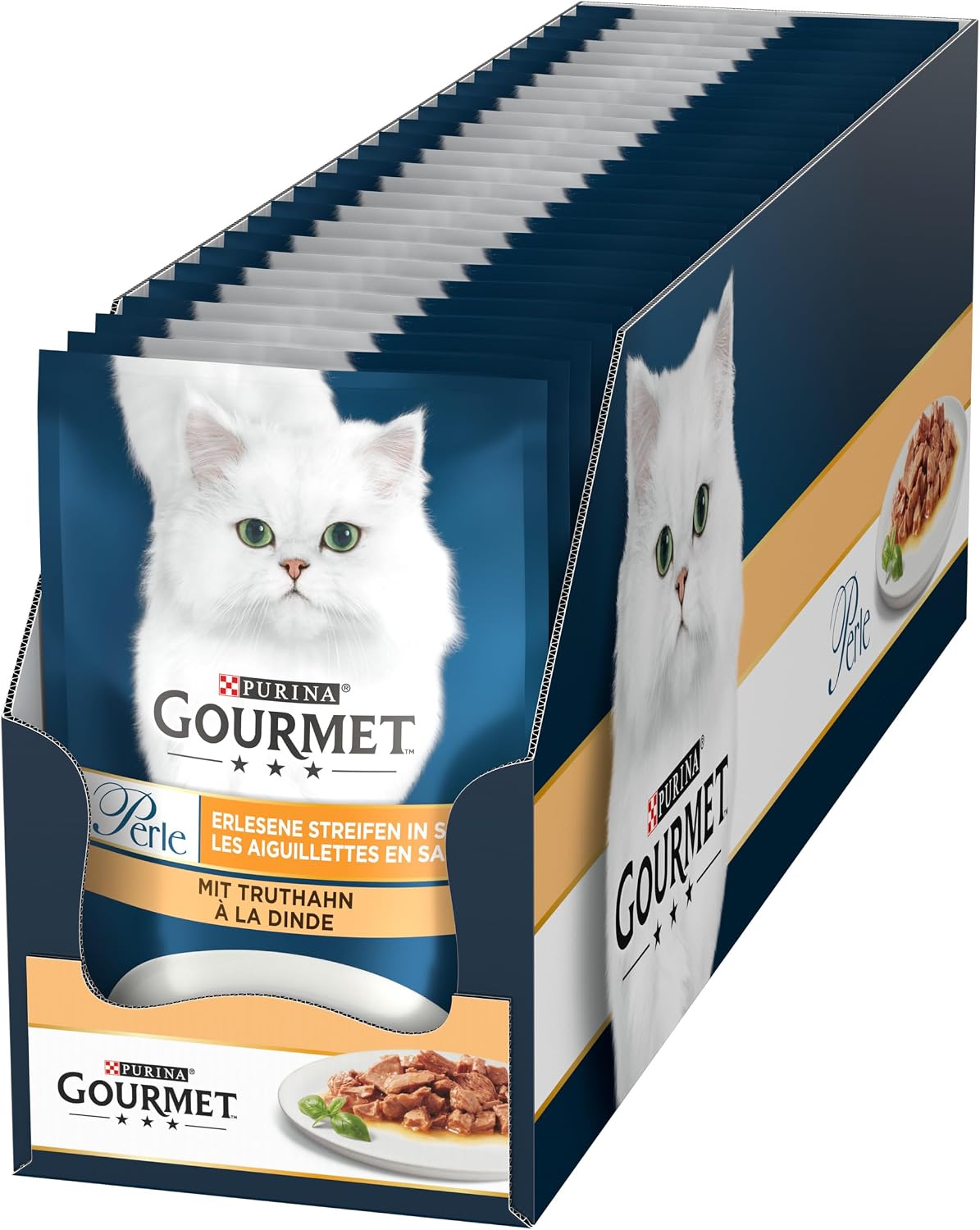 Gourmet Perle Katzen Nassfutter 26x85g in Sauce verschiedene Sorten