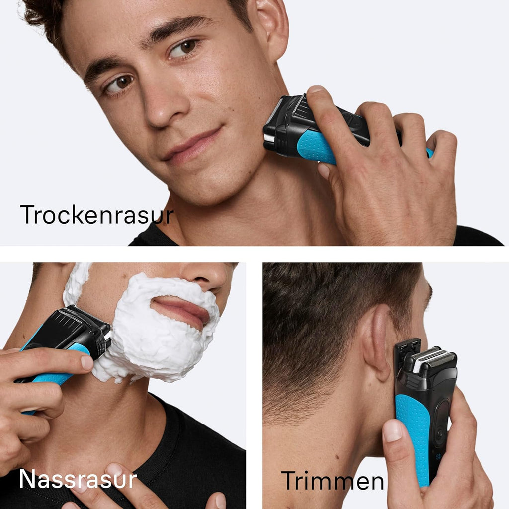 Braun Series 3 Rasierer 3040s elektrisch fuer nass und trockenbetrieb Herren