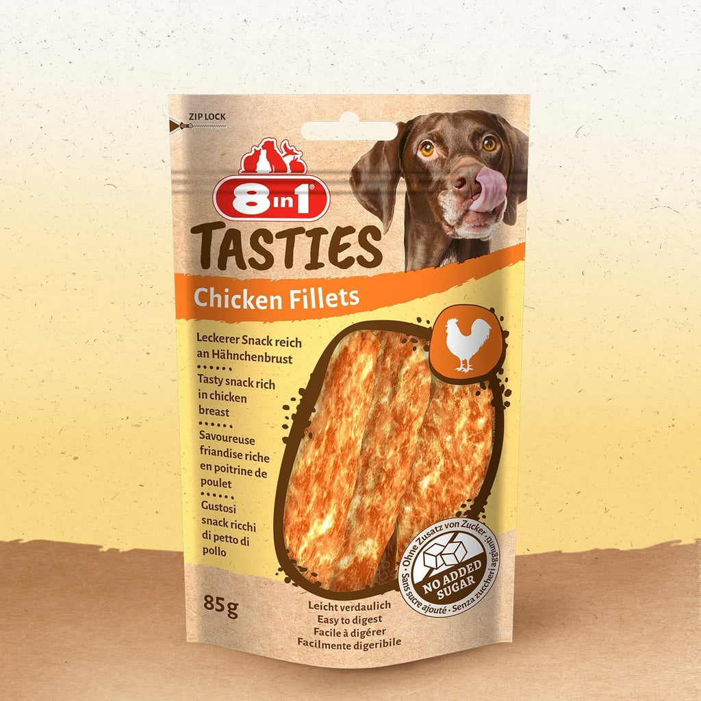 Hunde Snacks 8in1 Tasties Sushi Rolls glutenfrei Kabeljau Haehnchenbrust