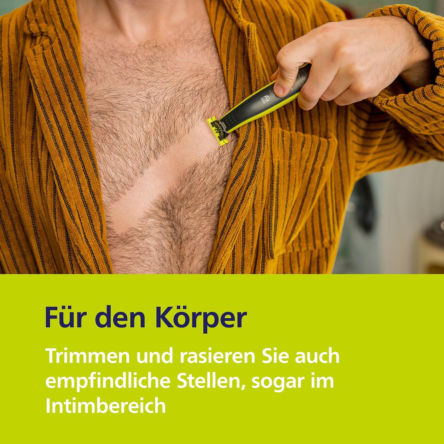 Philips OneBlade 360 QP2834 Gesicht und Koerper Rasierer Trimmer nass/trocken