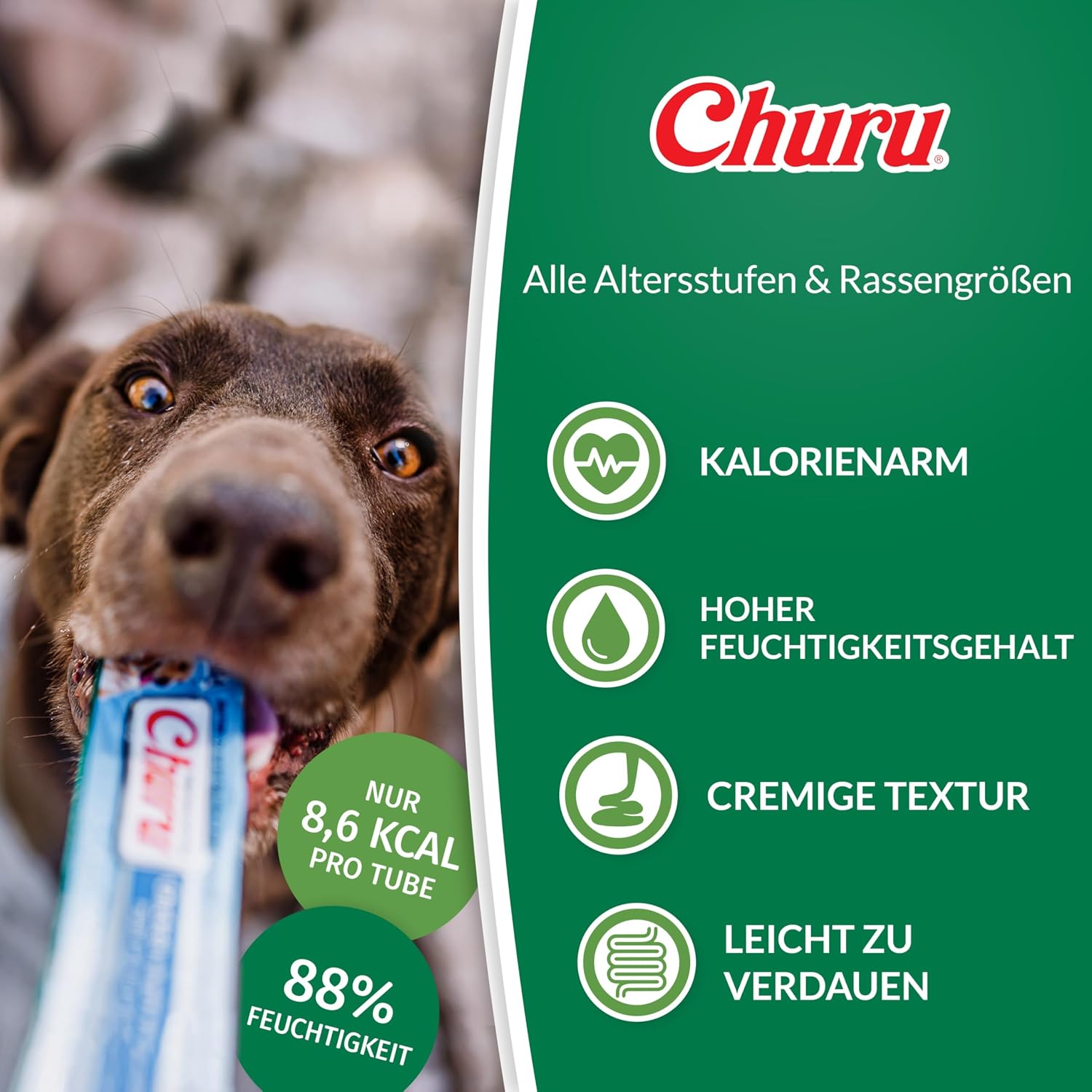INABA Churu Rolls Hundesnack verschiedene Sorten Huhn