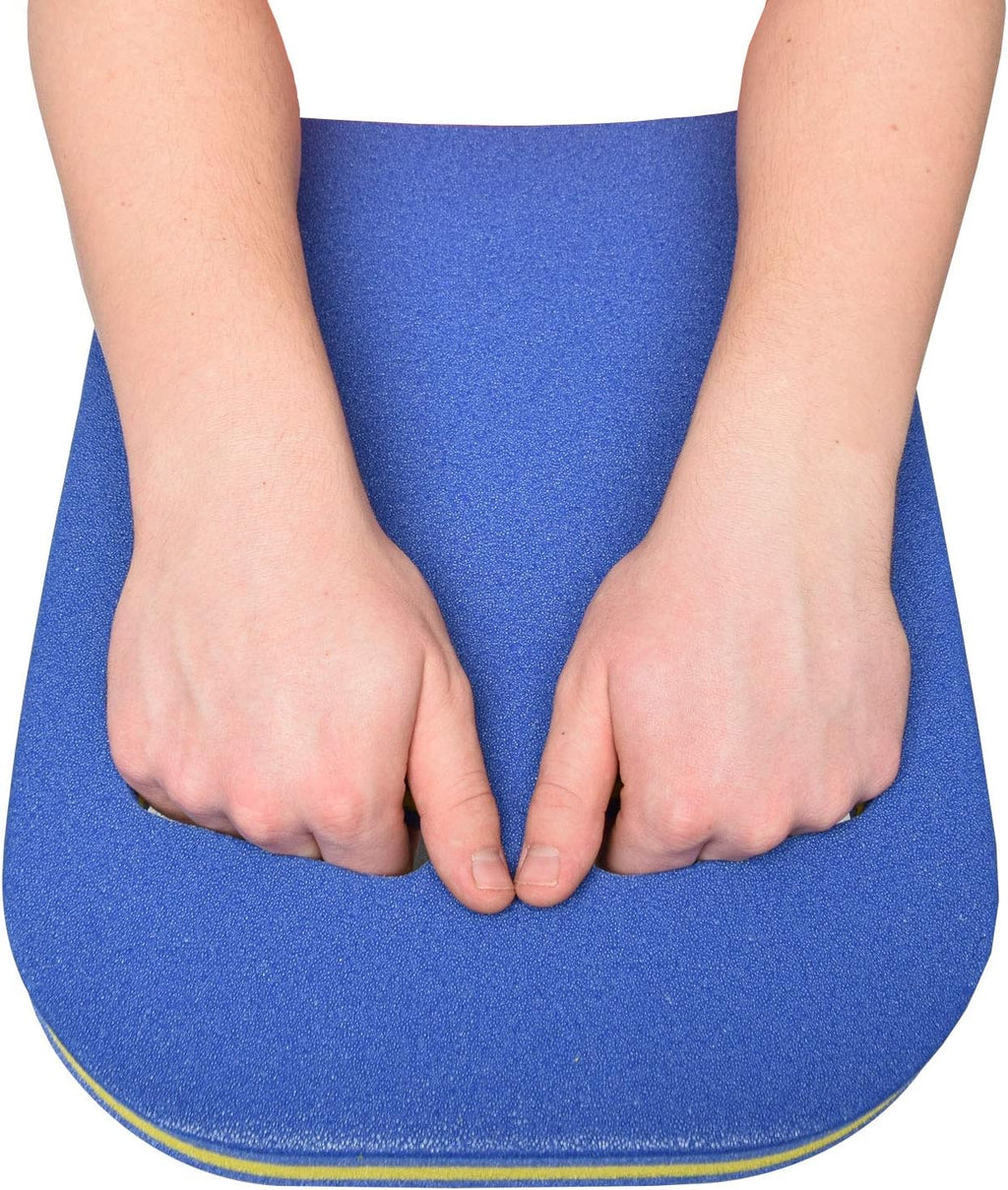 BECO Schwimmbrett Kickboard mit Griffmulden 47x31x3,6 cm fuer Kinder & Erwachsene