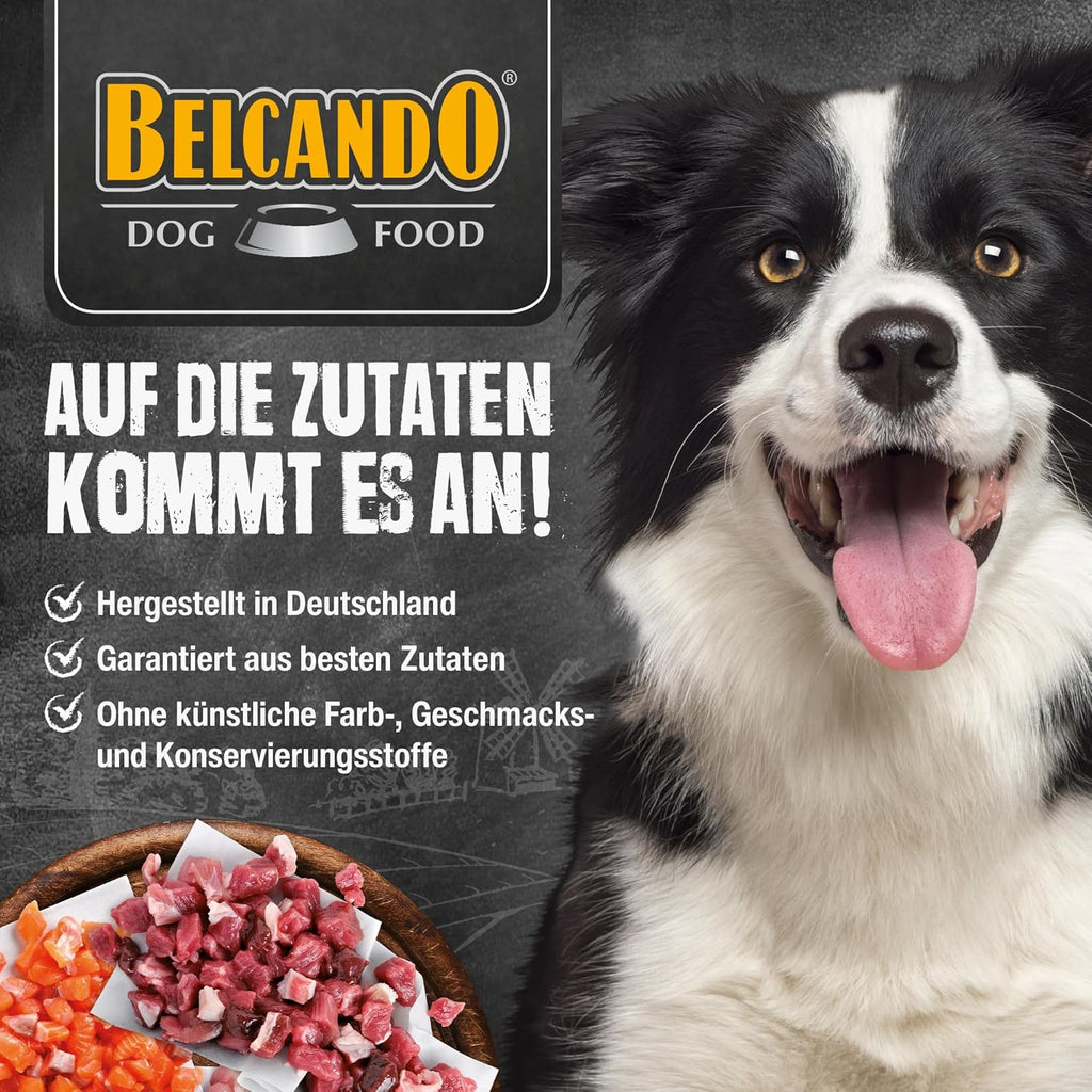 BELCANDO Baseline Nassfutter Lamm fuer ausgewachsene Hunde 6x800g versc