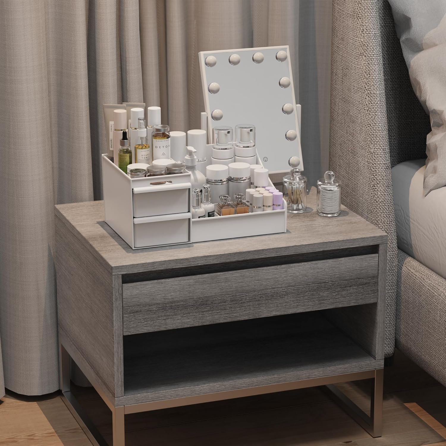 Grosser Make-up Organizer mit Schubladen Kosmetik Aufbewahrungsbox