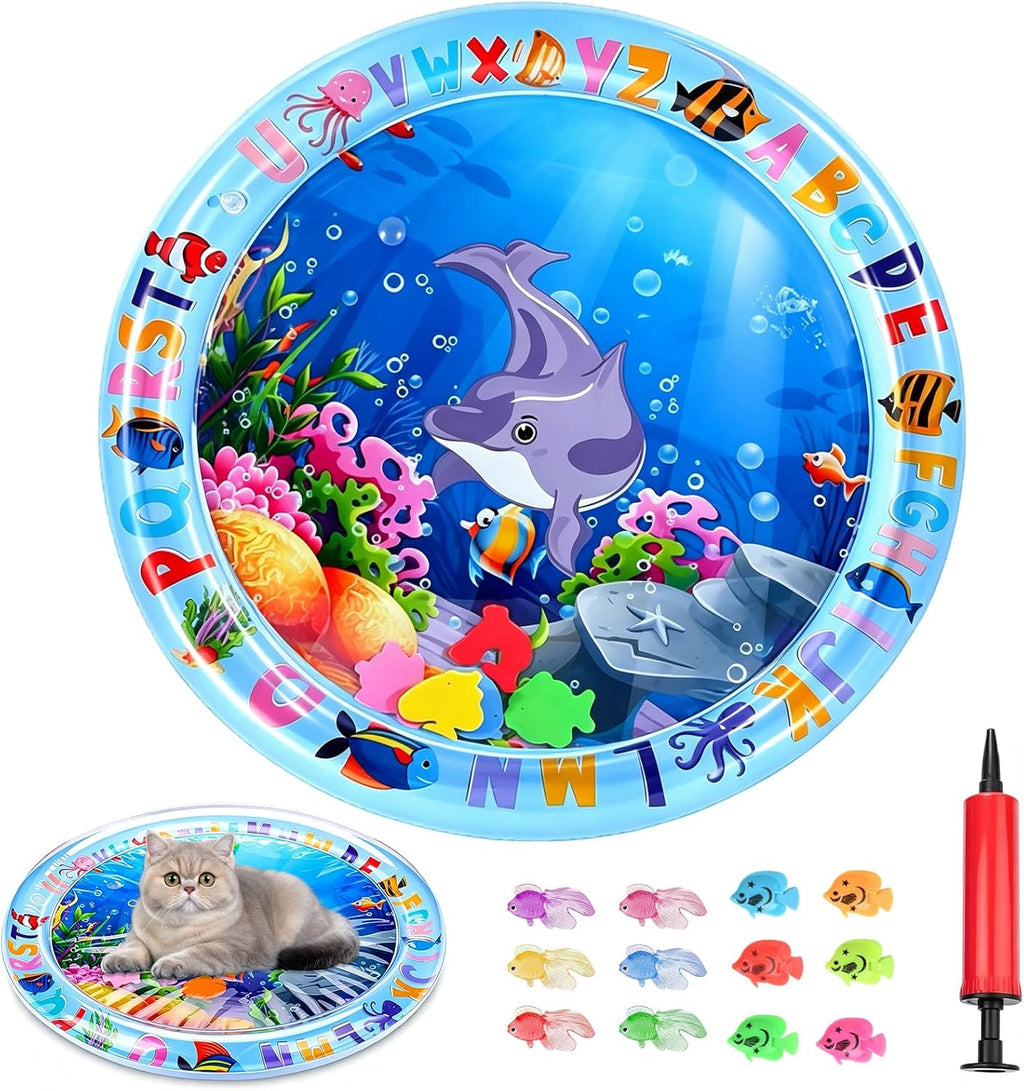 Cat Water Upstream Lotus Wasserspiel Matte fuer Katzen und Hunde interaktiv