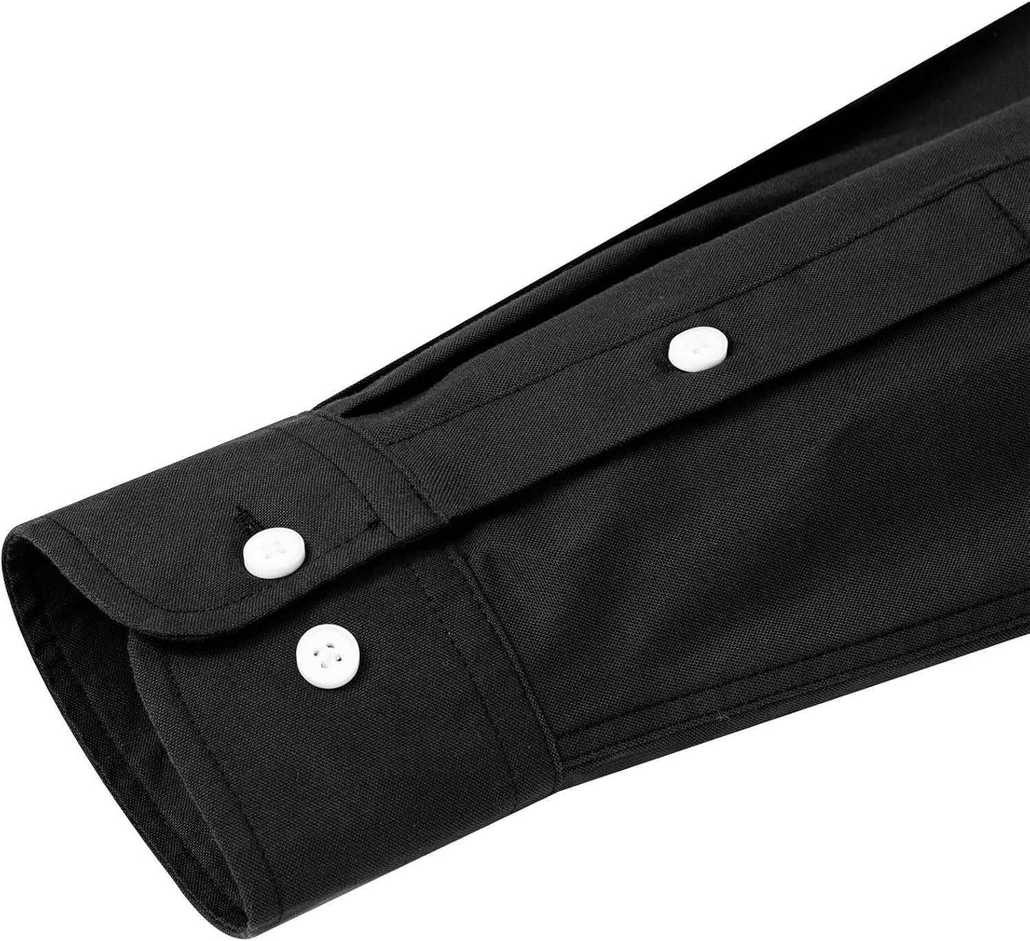Siliteelon Herren Oxford Hemd Langarm 100% Baumwolle buegelfrei S-5XL
