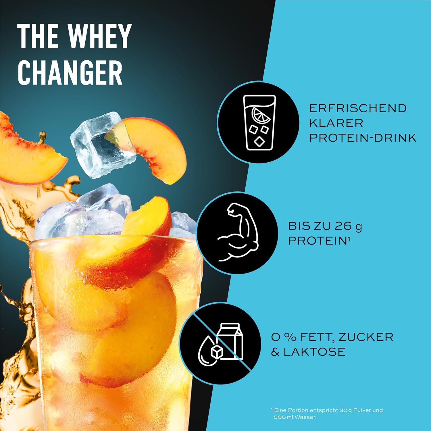 ESN Isoclear Whey Isolate Protein Pulver Pfirsich Eistee 2 x 908 g + Shaker