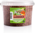 UGF Gammarus Bachflohkrebse getrocknet 318 g im 3 L Eimer - Futter fuer Schildkroe