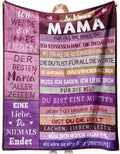 Mutter Kuscheldecke Beste Mama Geschenk personalisiert 150cm-220cm