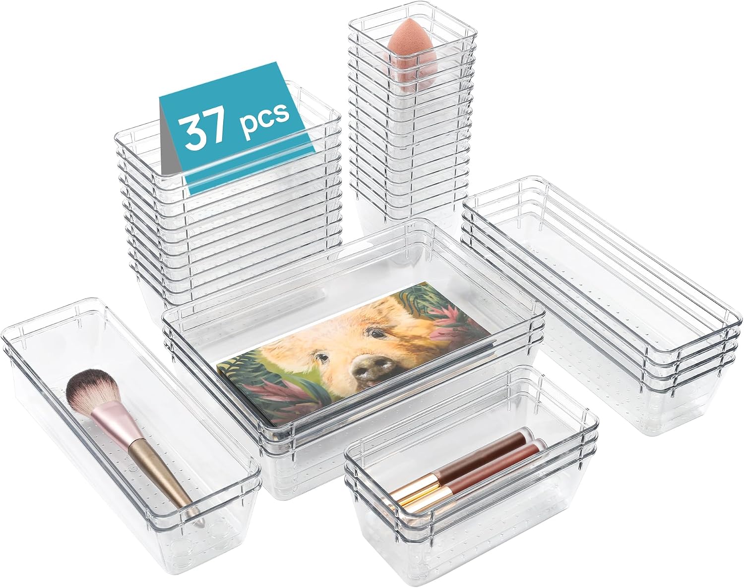 Vtopmart Schubladen Organizer 25 Teile 4 Groessen Besteckeinsatz Aufbewahrung