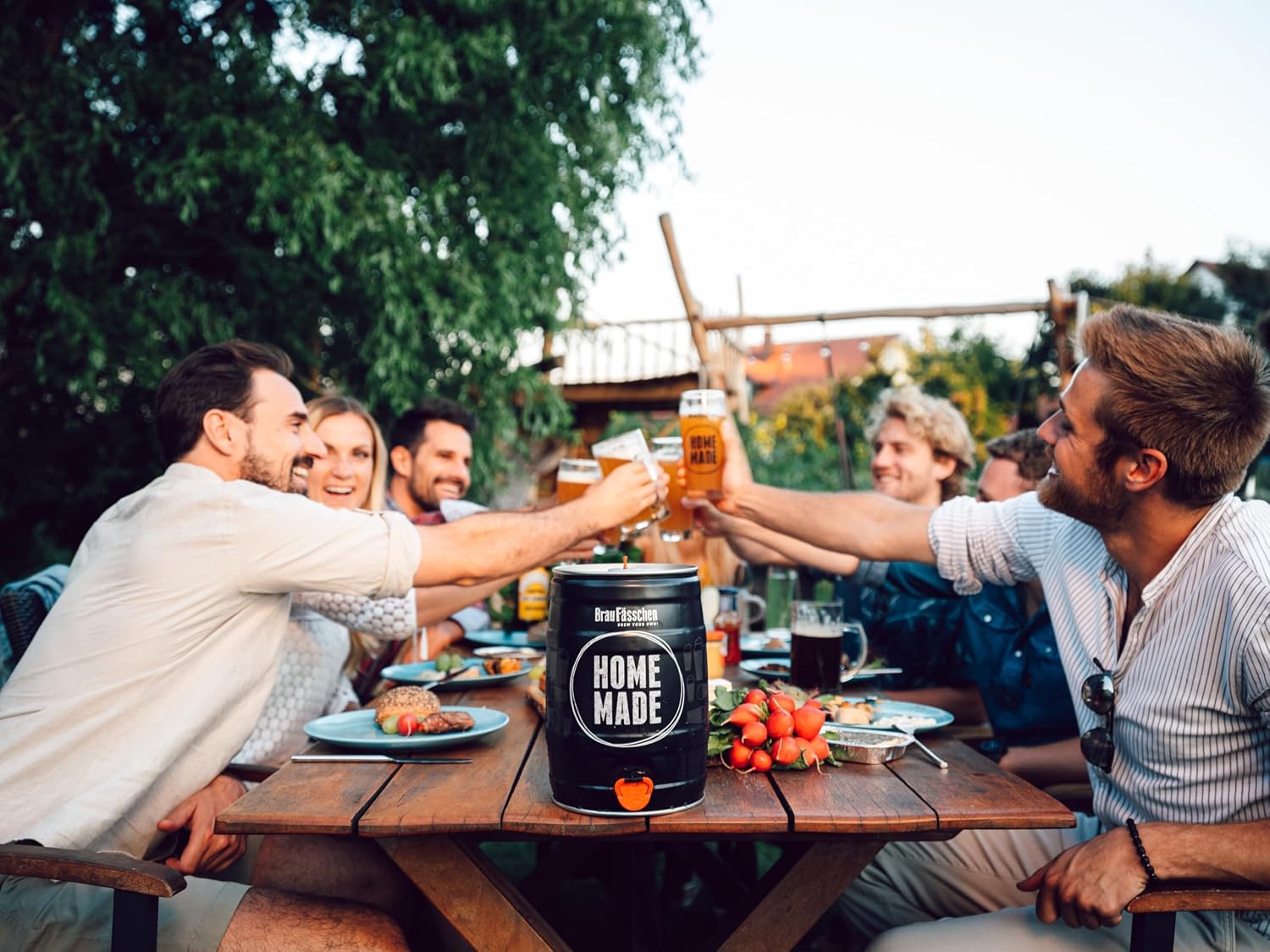 Braufaesschen Bierbrauset Pils 5 L Fass zum Selberbrauen Geschenk fuer Maenner