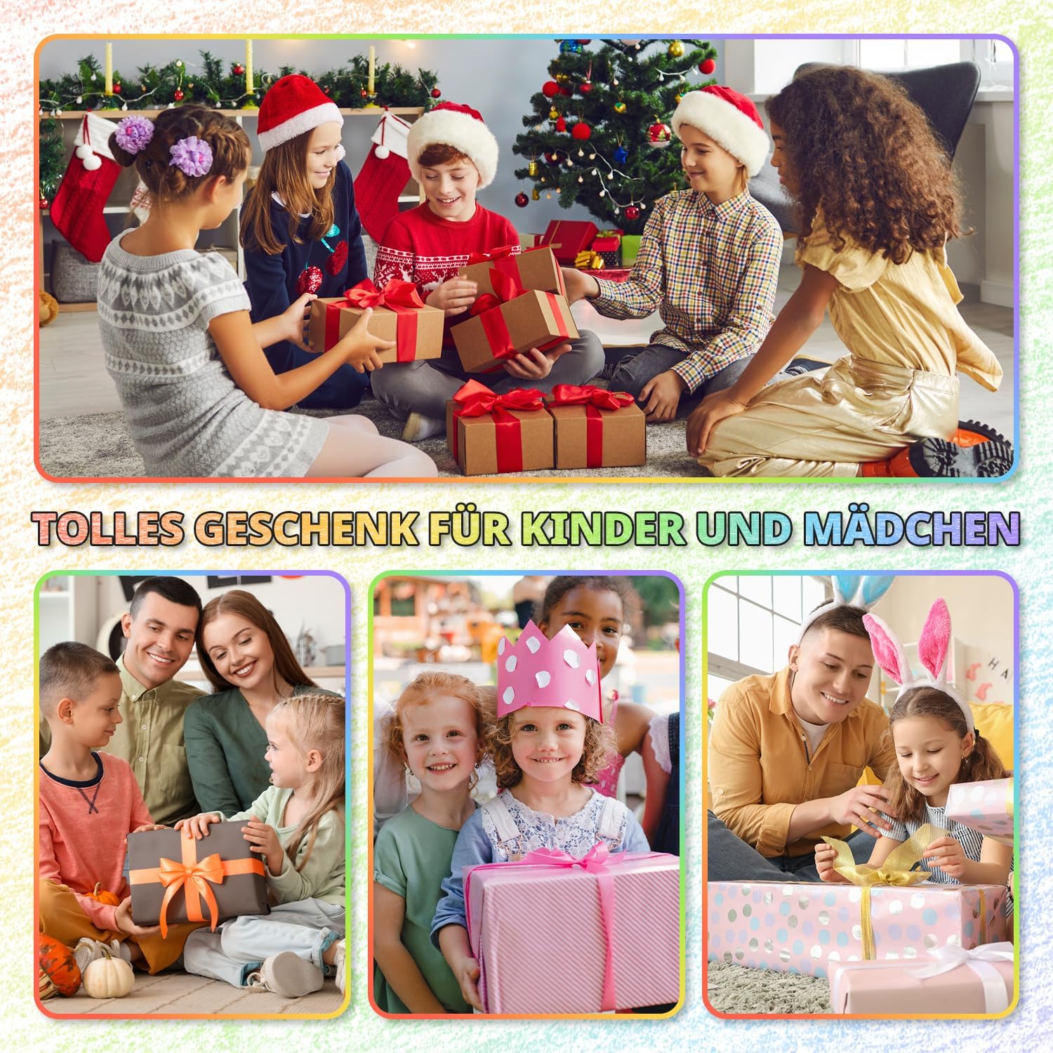 Regenbogenstift 12 Farben Kinder Stift Geburtstags Mitgebsel Bastelgeschenk