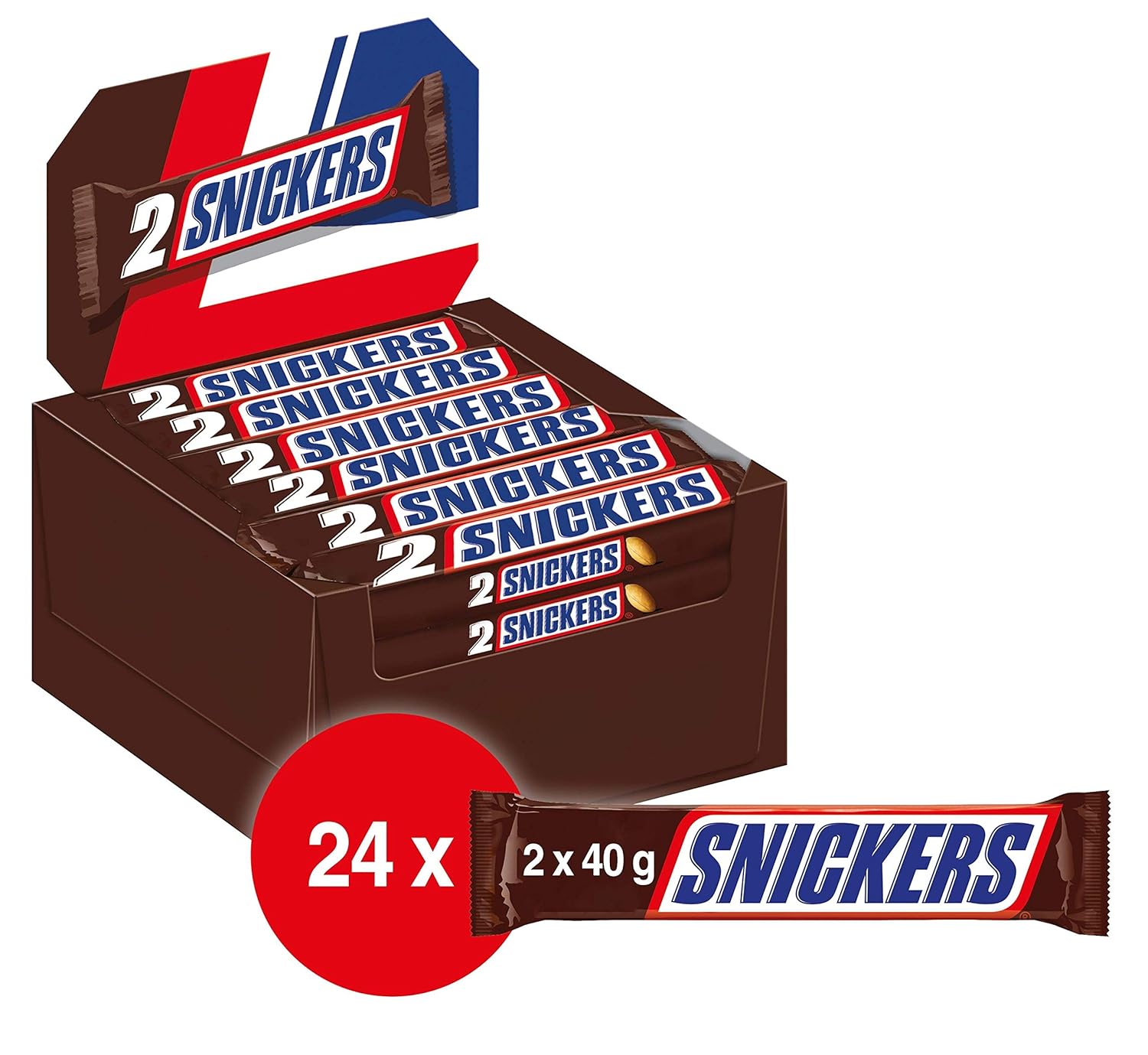Snickers Schokoriegel Erdnuss Karamell 32er Pack verschiedene Sorten