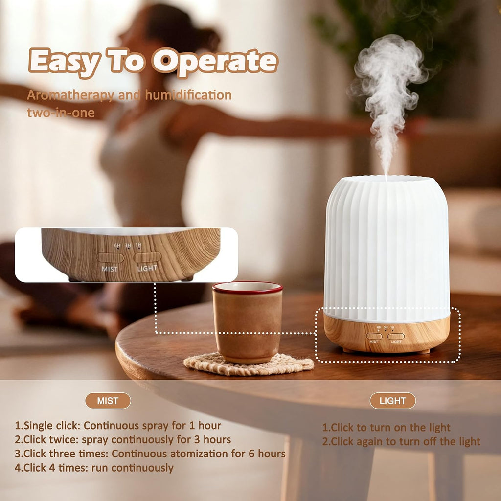 Ultraschall Aroma Diffuser 250 ml Duftdiffusor LED Luftbefeuchter