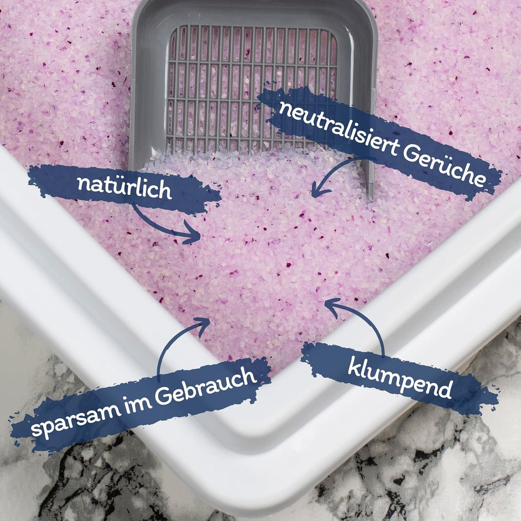 Lyra Pet Power Clumping Silica Katzenstreu 6x5L 30L staubfrei