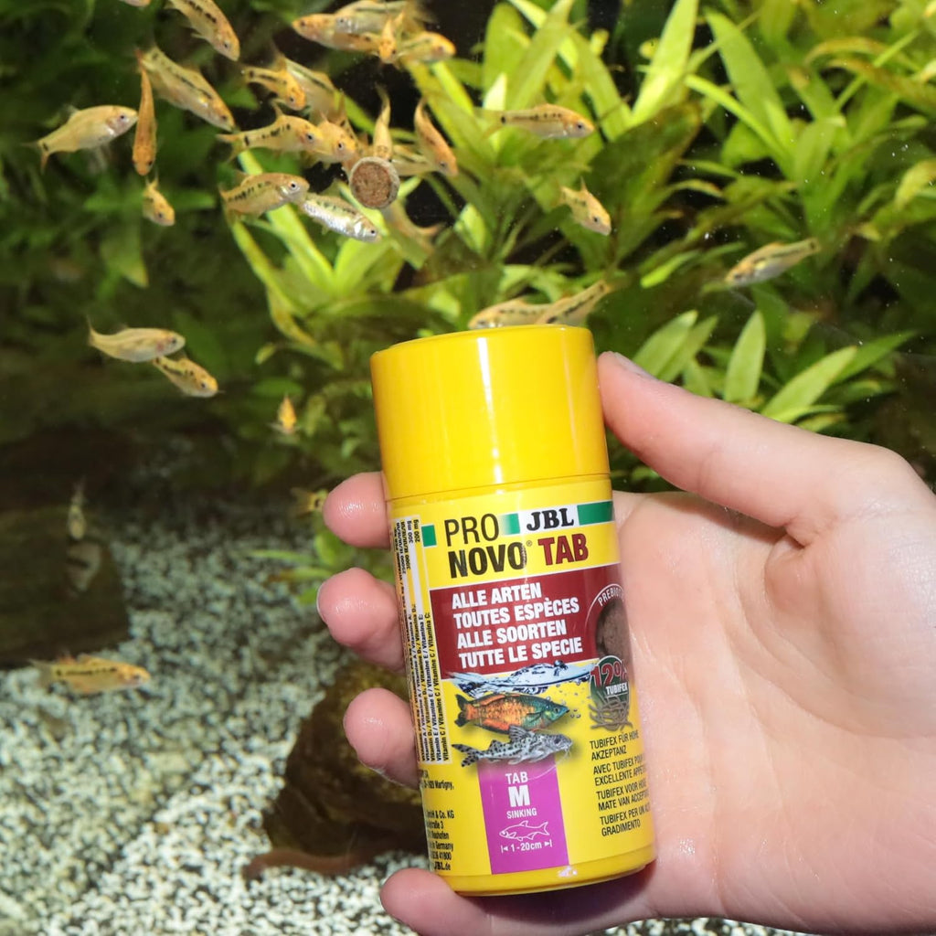 JBL ProNovo Tab Fischfutter Tabletten Groesse M fuer Aquarienfische cm