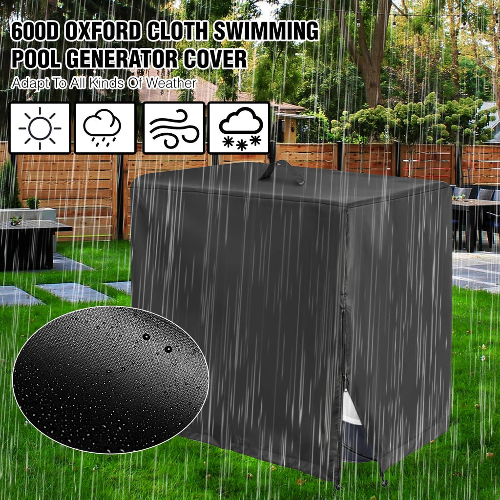 Abdeckung fuer Pool-Sandfilterpumpe 84x61x86 cm 600D Oxford UV-bestaendig wasserdi