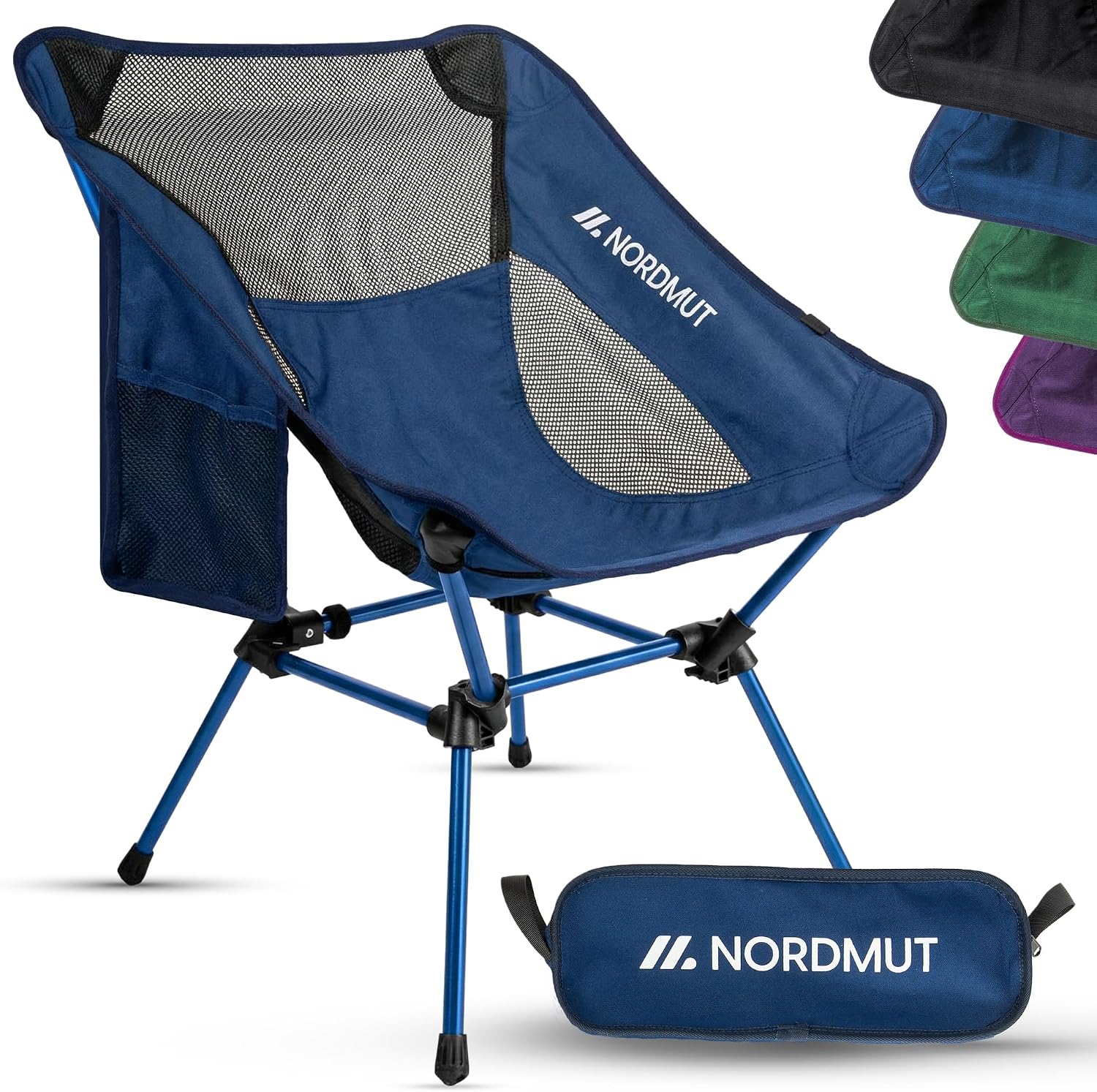 NORDMUT Campingstuhl ultraleicht klappbar Aluminium bis klein
