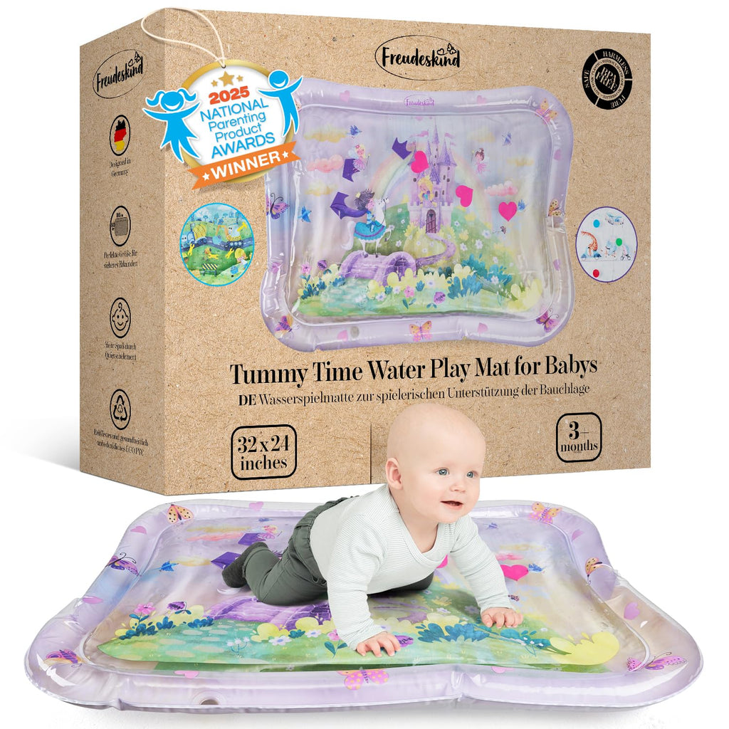 Freudeskind TummyTime XXL Wassermatte Baby Wasserspielmatte BPA-frei phthalatfre