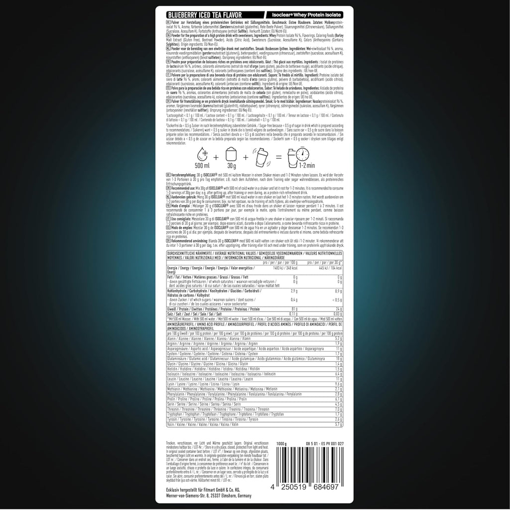 ESN Isoclear Whey Isolate Peach Iced Tea, verschiedene Sorten