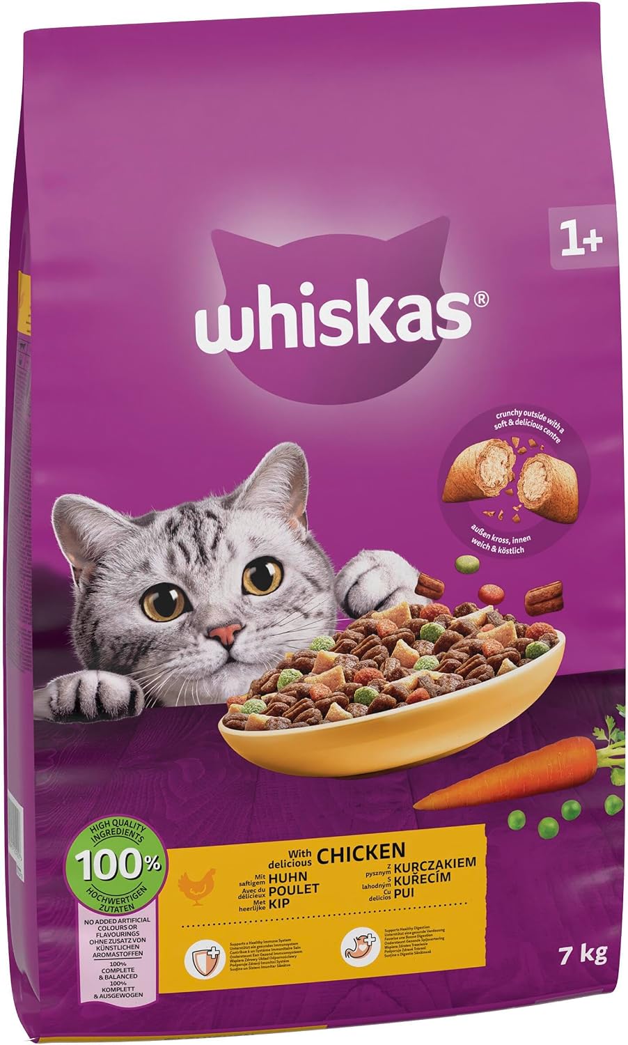 Whiskas Katzen Trockenfutter 3,8kg bis 7kg verschiedene Geschmacksrichtungen