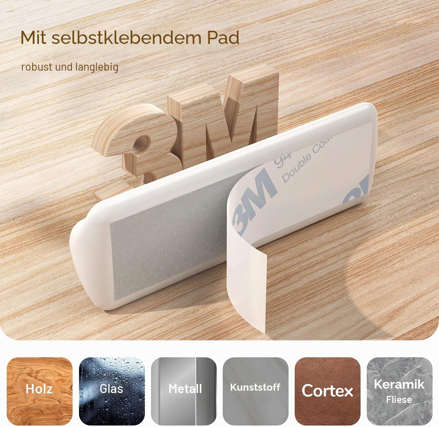 SYNCWIRE Kabelhalter selbstklebend 5er Set Kabelorganisation Schreibtisch Auto