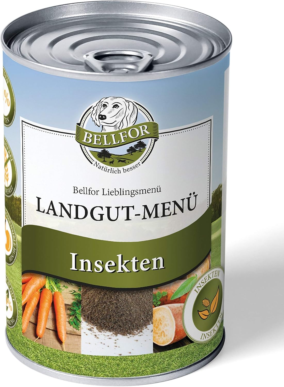 Bellfor Landgut-Menue Nassfutter Insekten 6x800g getreidefrei hypoallergen -8