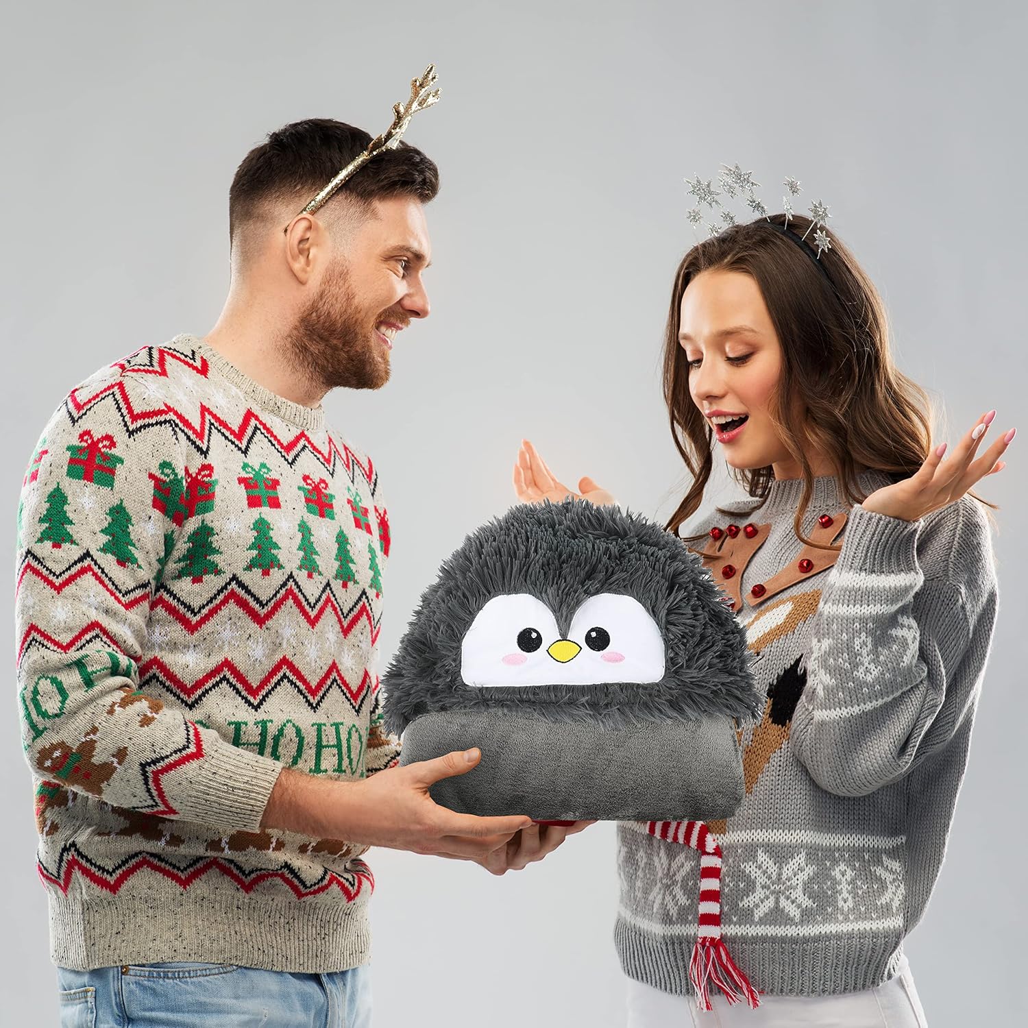Faultier Kuscheldecke fuer Damen, flauschige Geschenkdecke, Geburtstag