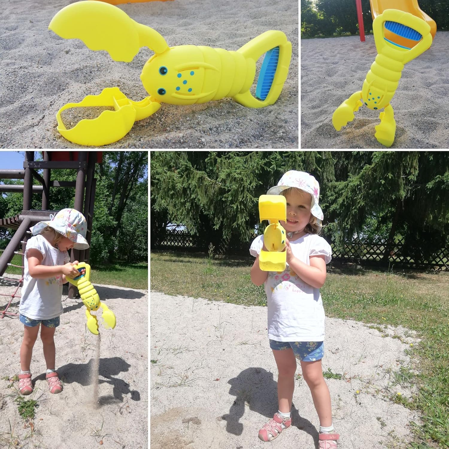 Hummer Sandgreifer 34 cm Sandspielzeug fuer Kinder Strandspielzeug