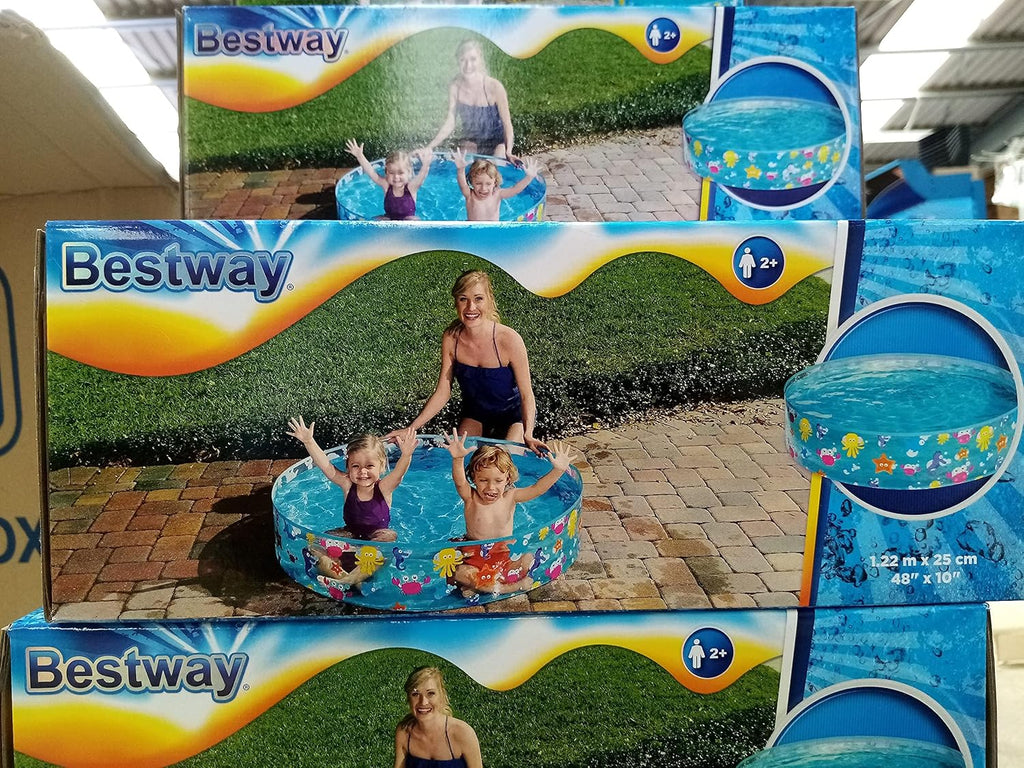 Bestway Planschbecken Sparking Sea 122 x 25 cm rund BW55028