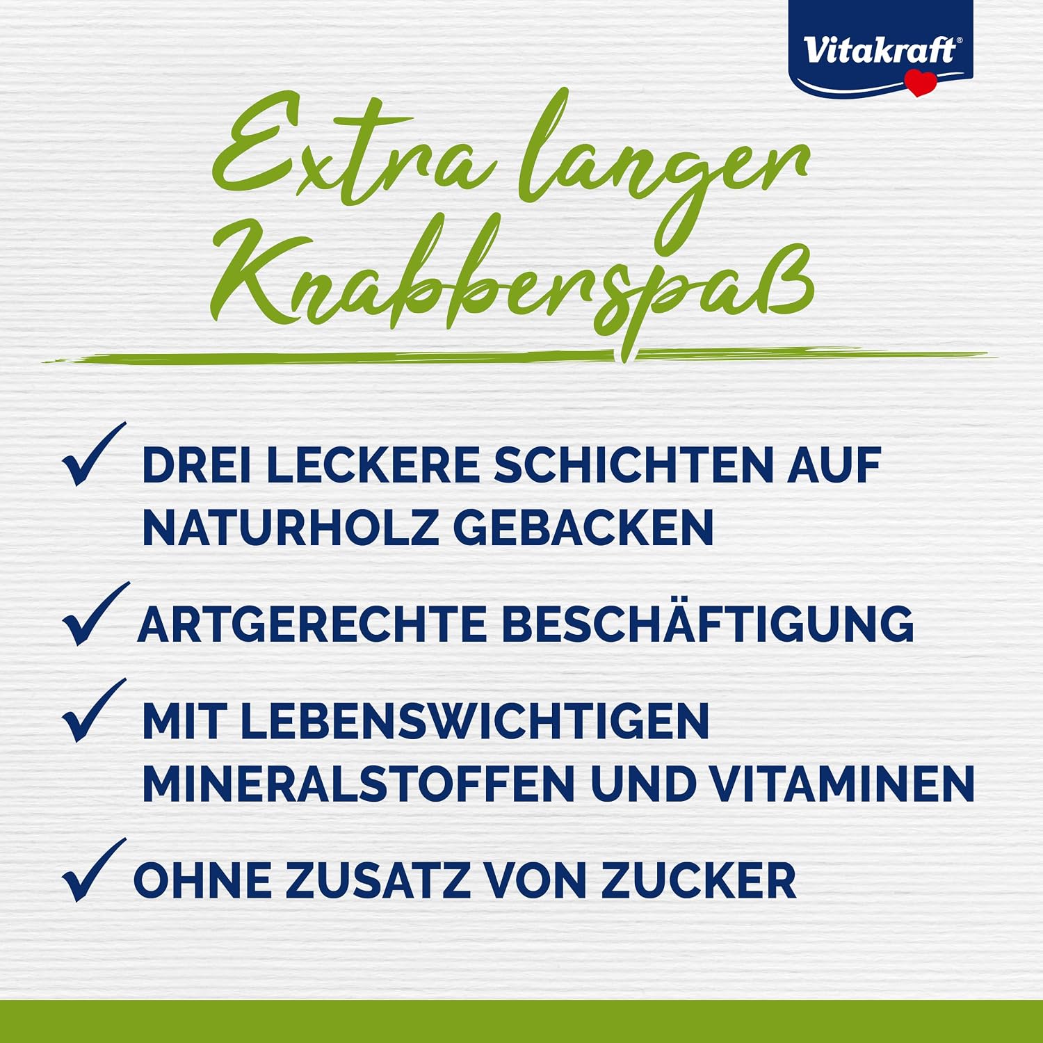 Vitakraft Kräcker Mix Meerschweinchen Honig Nüsse 168 g zuckerfrei
