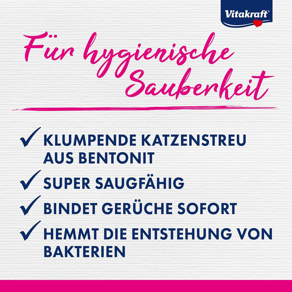 Katzenstreu klumpend Vitakraft Compact Ultra Classic 4kg verschiedene Sorten